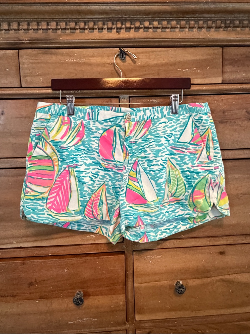 Lilly Pulitzer You Gotta Regatta Adie Shorts Size 12